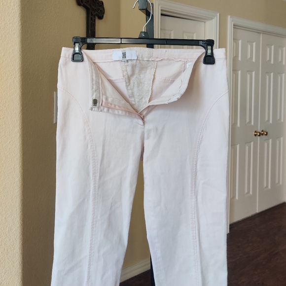 Irene Van Ryb Ivory Crop Pant Size M - Picture 8 of 8